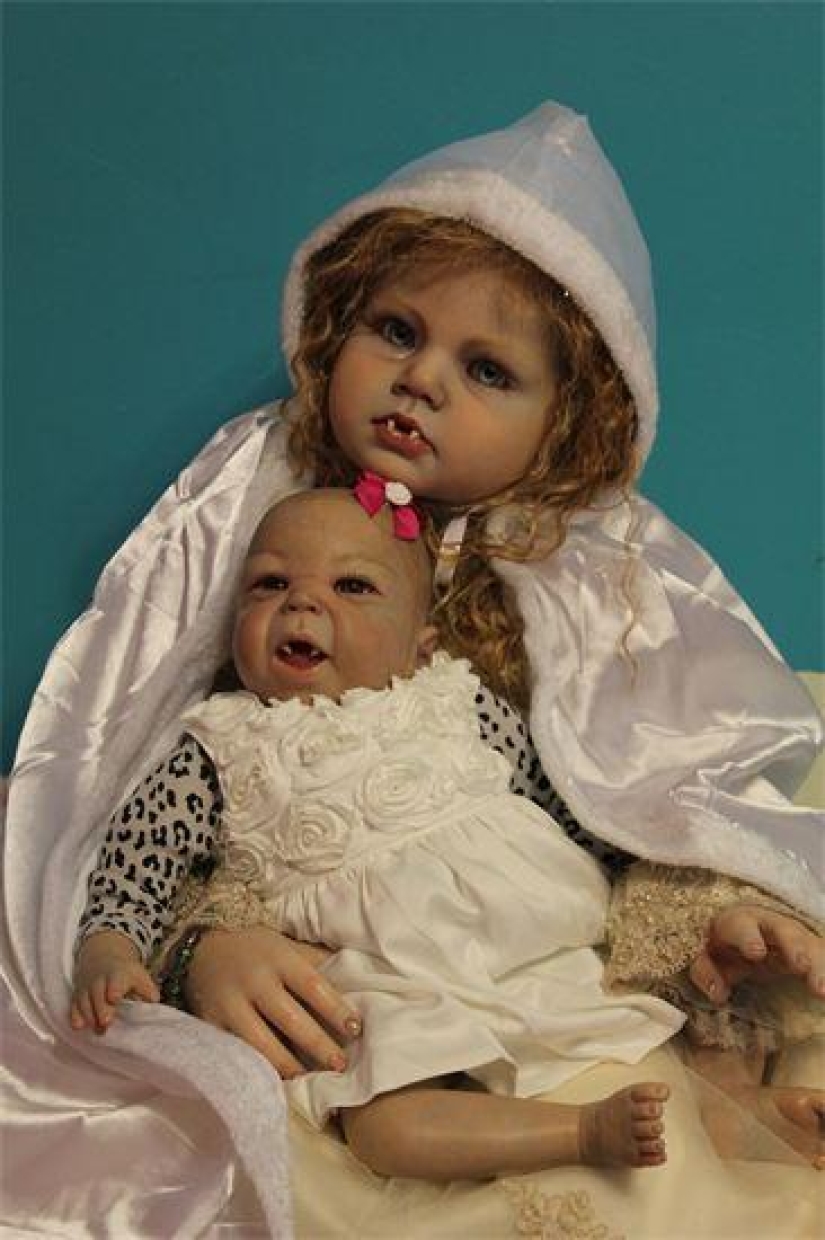 Bloodsuckers and spinogryz — non-child dolls from Bin Shanin