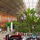 Botanical Garden at the Atocha Train Station in Madrid Botanical Garden at the Atocha Train Station in Madrid