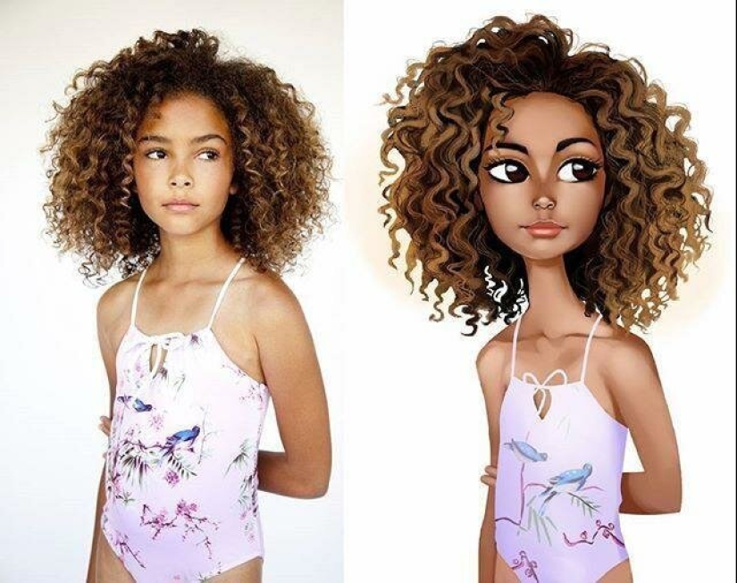 Brasileño convierte fotos de extraños en adorables toons Brasileño convierte fotos de extraños en adorables toons