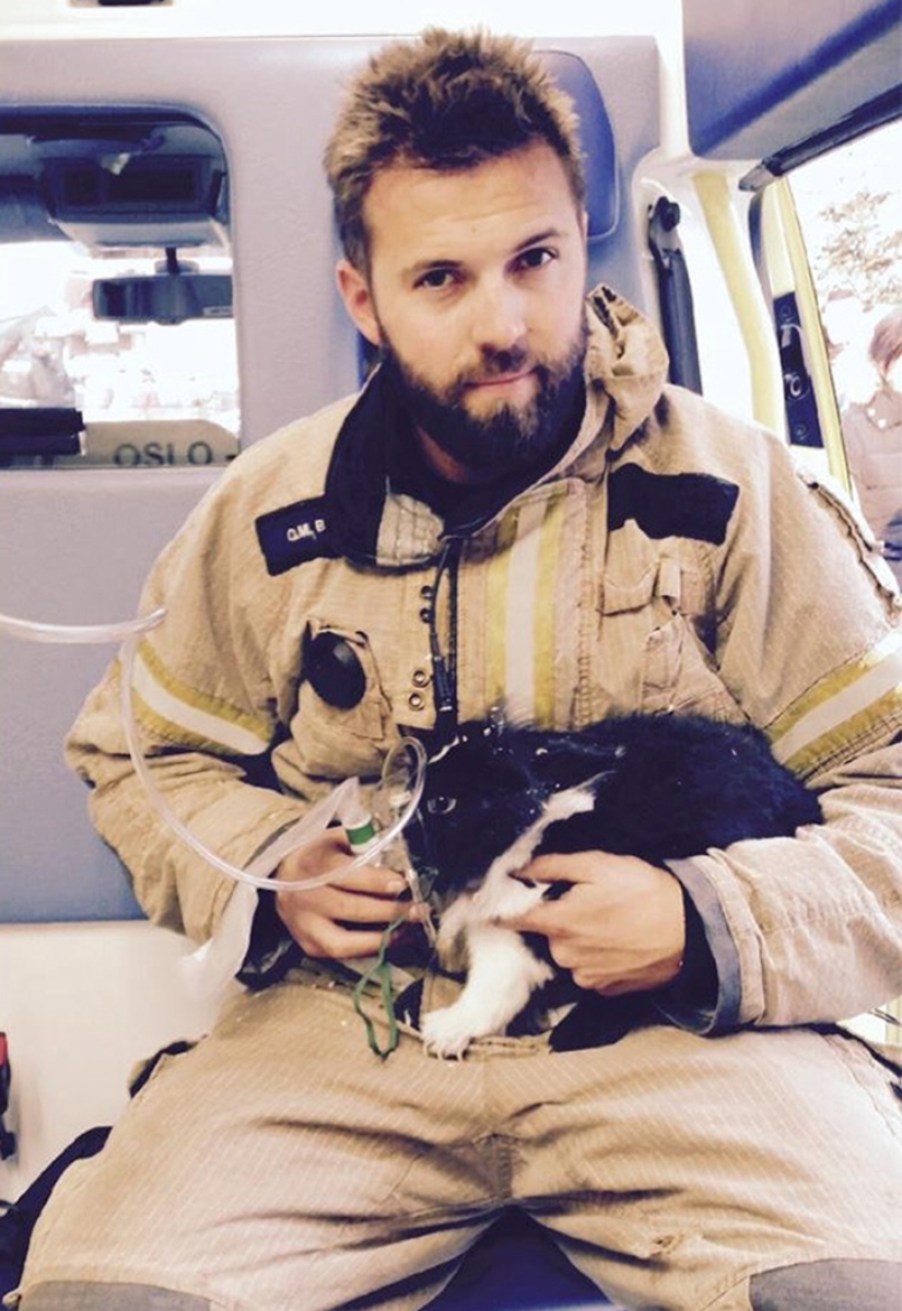 Brave firefighters who risked their lives to save animals
