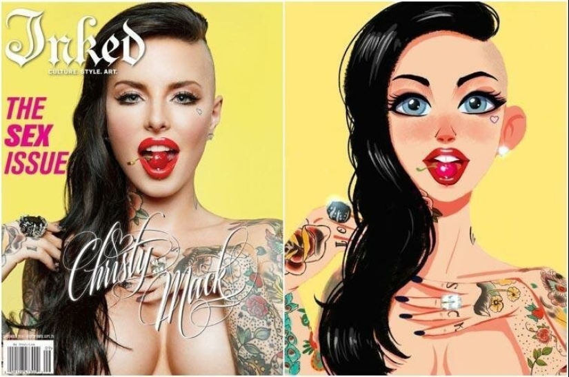 Brazilian turns photos of strangers into adorable toons Brazilian turns photos of strangers into adorable toons