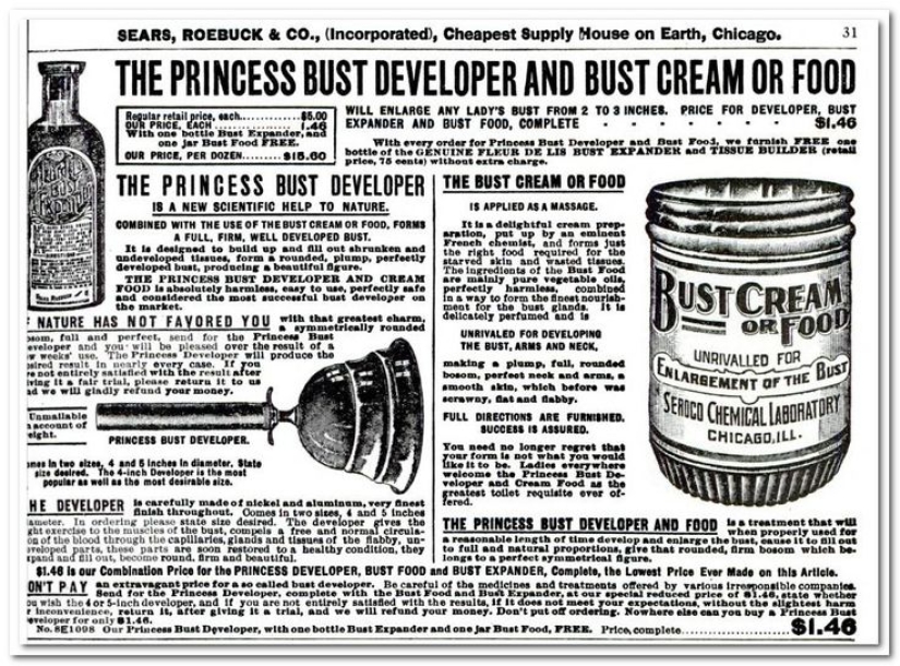 Breast augmentation 100 years ago. What was it like?