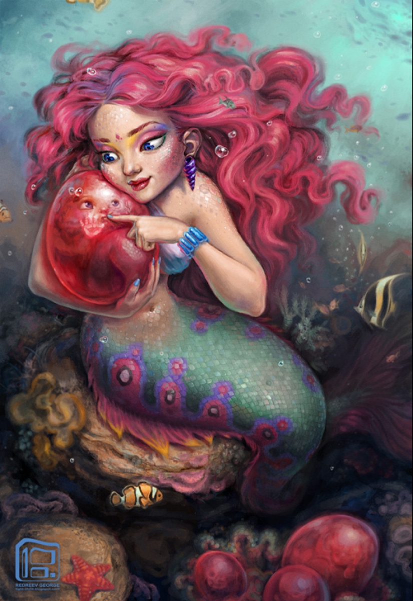 Bright fantastic worlds of the Chelyabinsk artist Georgy Redreev