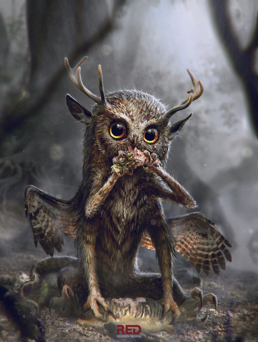 Bright fantastic worlds of the Chelyabinsk artist Georgy Redreev