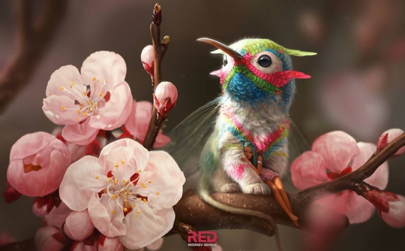 Bright fantastic worlds of the Chelyabinsk artist Georgy Redreev