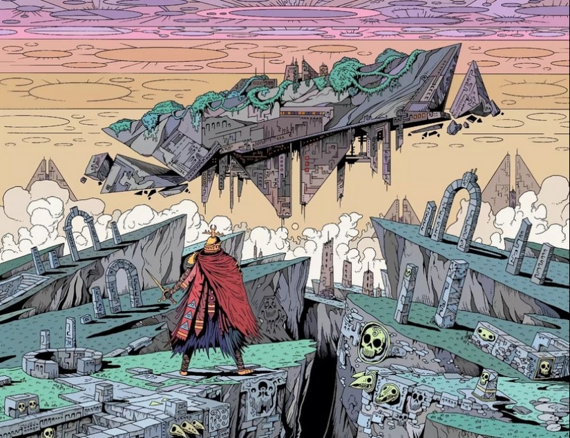 Caballeros ocultos, chamanes y misticismo en las pinturas del artista Doodleskelly Caballeros ocultos, chamanes y misticismo en las pinturas del artista Doodleskelly