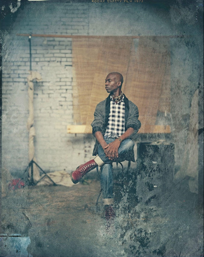 Cabezas rapadas africanas en el Proyecto Lagos Calling Cabezas rapadas africanas en el Proyecto Lagos Calling