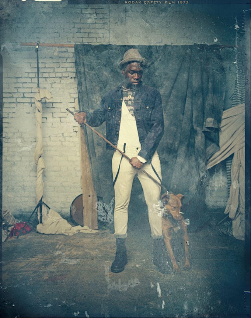 Cabezas rapadas africanas en el Proyecto Lagos Calling Cabezas rapadas africanas en el Proyecto Lagos Calling