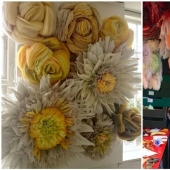 "Cada uno de nosotros necesita belleza": ¿por qué esta mujer crea flores enormes "Cada uno de nosotros necesita belleza": ¿por qué esta mujer crea flores enormes