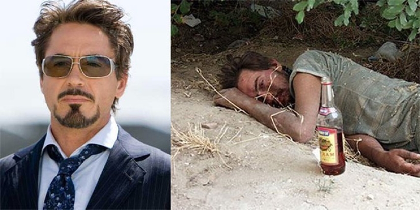 Celebridades antes y después de visitar Rusia