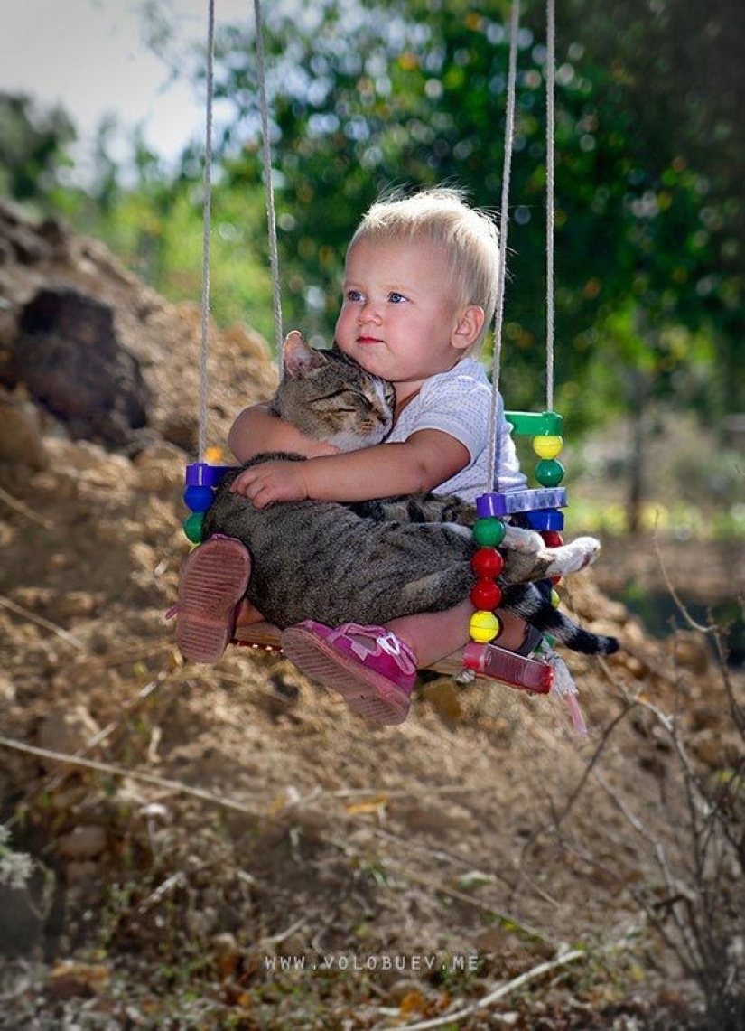 Charming photos proving that your child needs a cat
