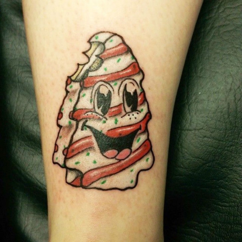 Christmas tattoos, or How to remember your New Year forever