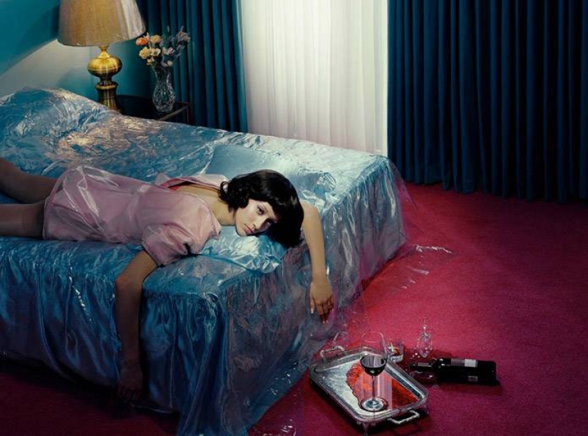 Cinematic stories from the Suburbs by Miles Aldridge and Todd Hido