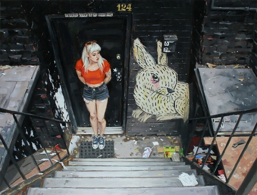 "City Life": Excellent modern oil paintings by Vincent Jarrano