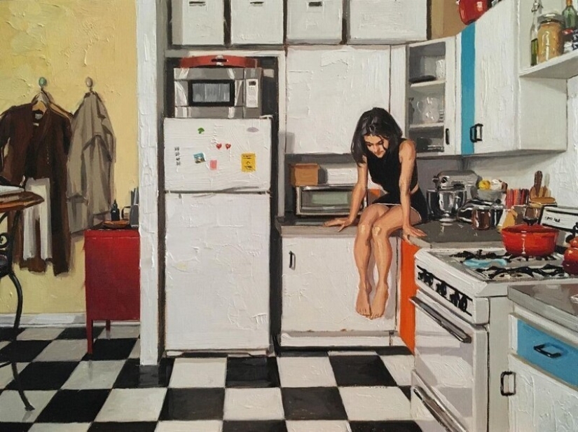 "City Life": Excellent modern oil paintings by Vincent Jarrano