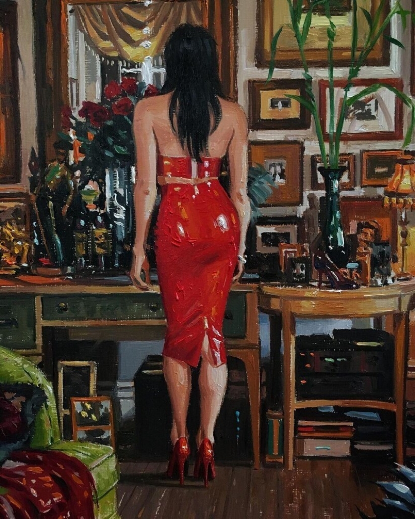 "City Life": Excellent modern oil paintings by Vincent Jarrano