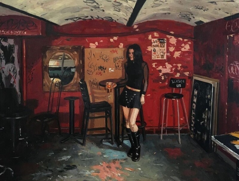 "City Life": Excellent modern oil paintings by Vincent Jarrano