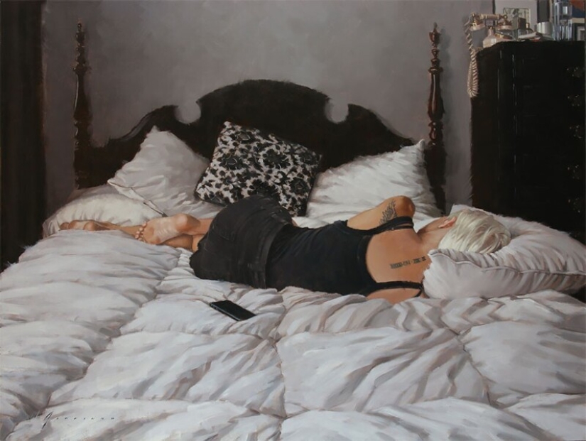 "City Life": Excellent modern oil paintings by Vincent Jarrano