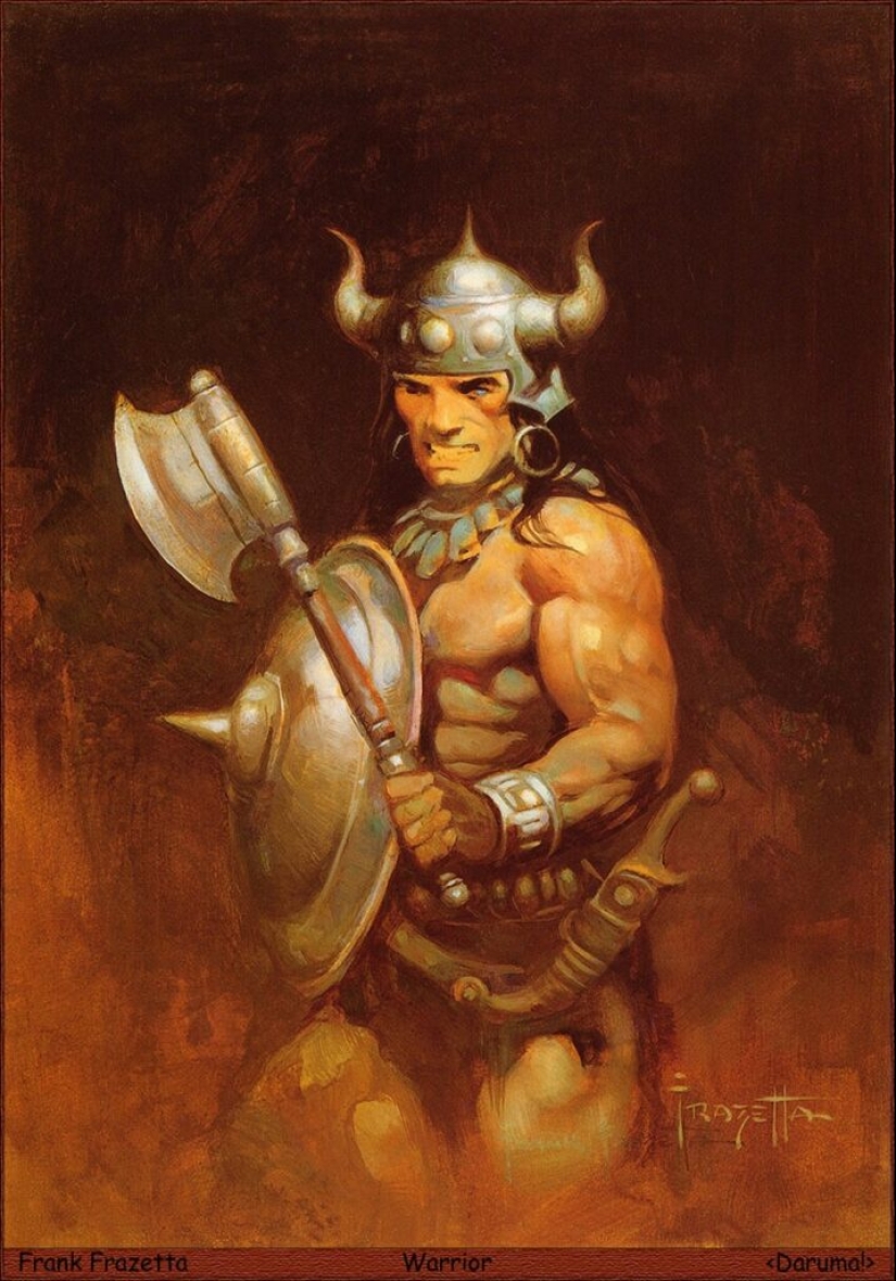 Classic Fantasy Illustration by Frank Frazetta