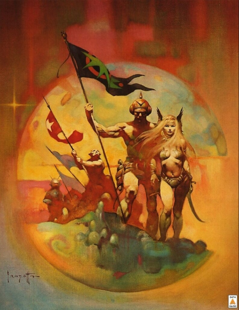 Classic Fantasy Illustration by Frank Frazetta