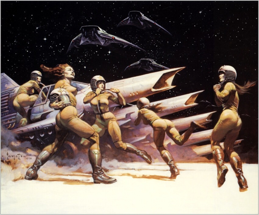 Classic Fantasy Illustration by Frank Frazetta
