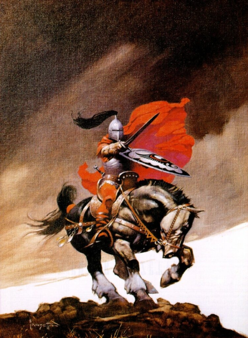 Classic Fantasy Illustration by Frank Frazetta