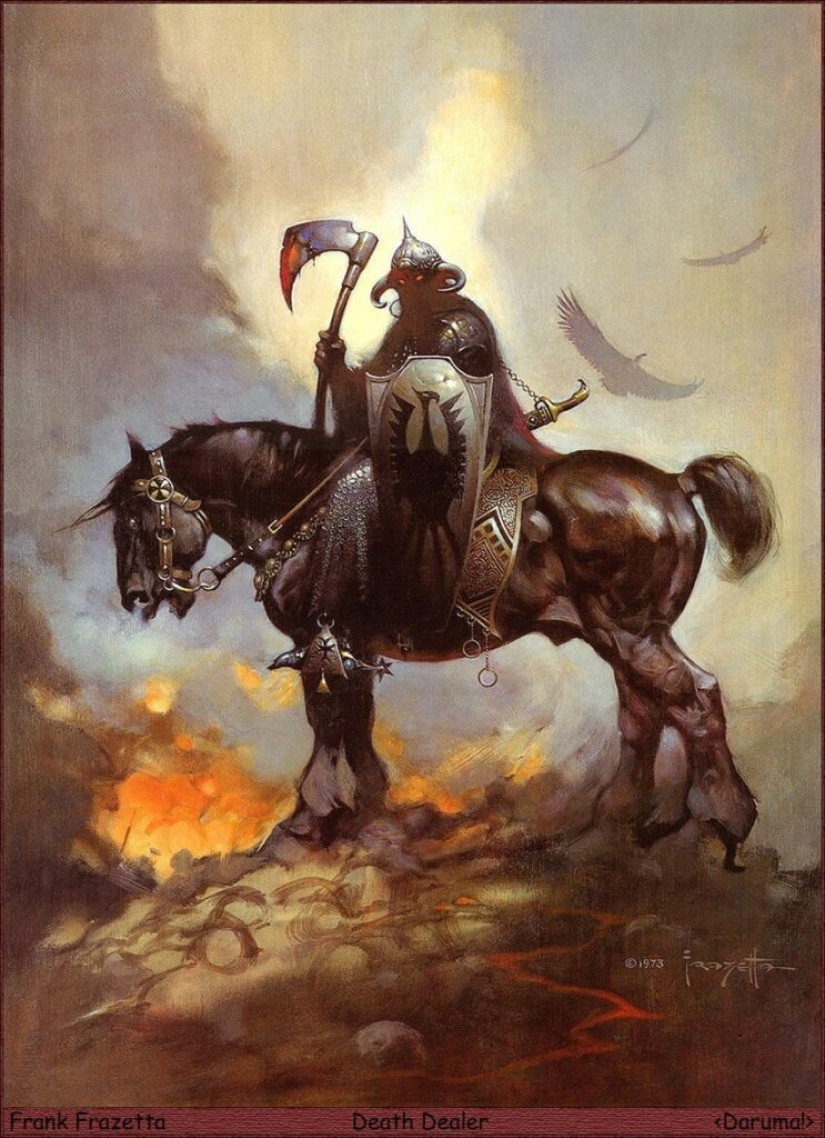 Classic Fantasy Illustration by Frank Frazetta