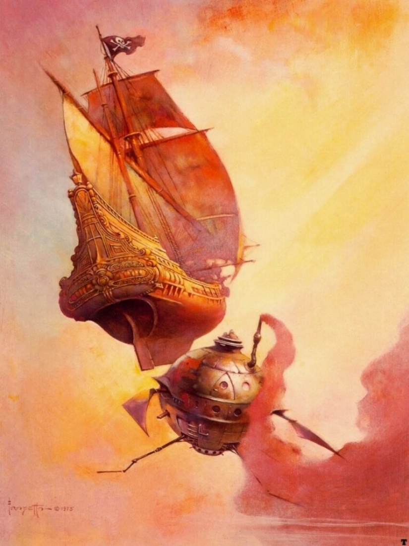 Classic Fantasy Illustration by Frank Frazetta