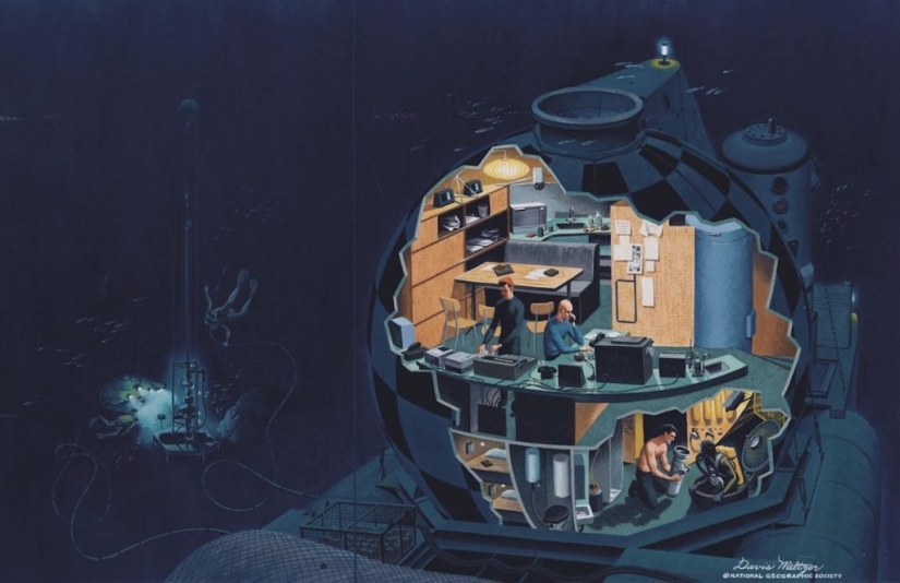 Cómo Jacques-Yves Cousteau y su equipo vivieron y trabajaron en el fondo del océano durante tres meses