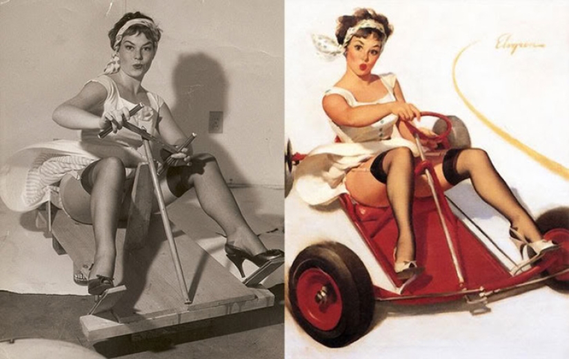 Cómo se veían las chicas que posaron para los carteles pin-up más famosos Cómo se veían las chicas que posaron para los carteles pin-up más famosos