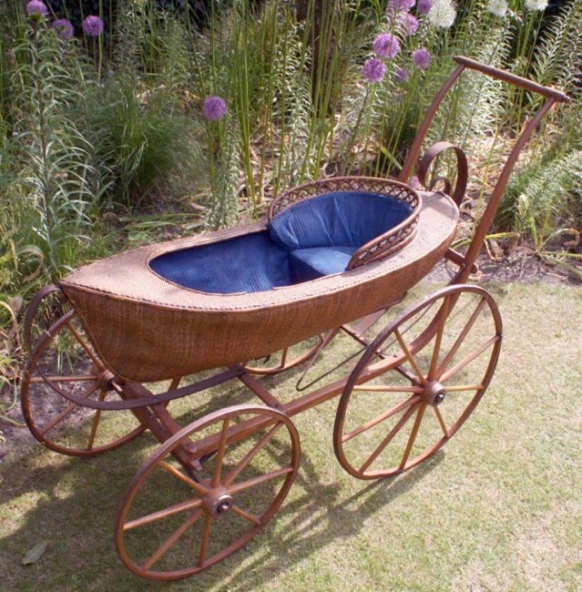 Cochecitos de bebé de diferentes épocas, que sorprenden por su diseño alocado