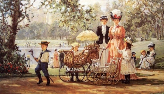 Cochecitos de bebé de diferentes épocas, que sorprenden por su diseño alocado