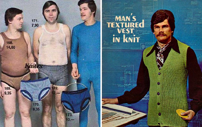 Color brillante, corte indecente, jaula atrevida e impensable con fondo de campana: la moda masculina de los años 70 Color brillante, corte indecente, jaula atrevida e impensable con fondo de campana: la moda masculina de los años 70