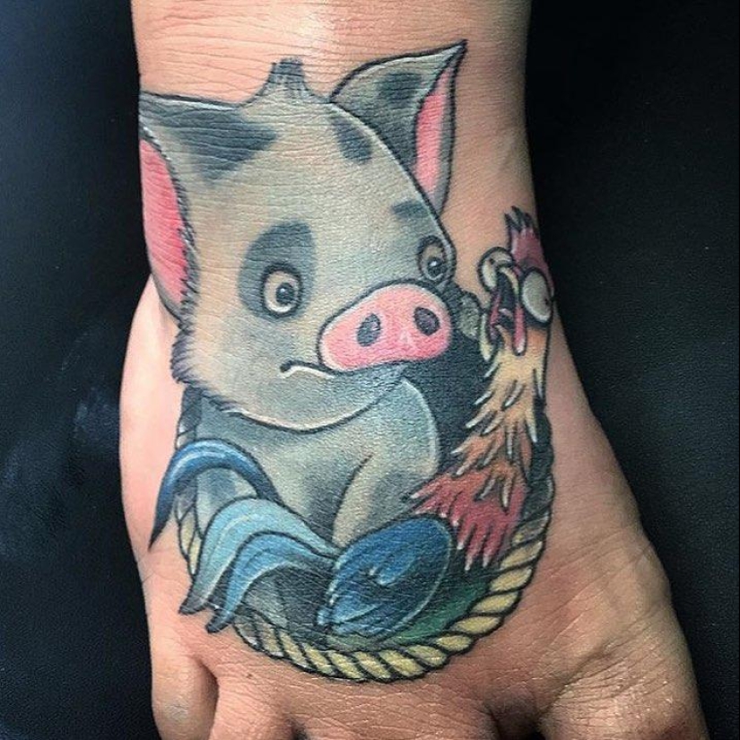 "Comer su ensalada — no te metas con los chicos": ¿qué es un tatuaje cubren los veganos "Comer su ensalada — no te metas con los chicos": ¿qué es un tatuaje cubren los veganos