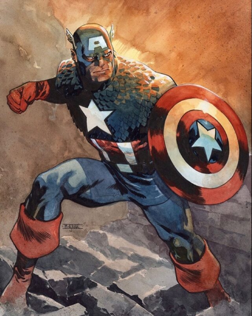 Conan, Thor, Batman y otros héroes épicos en las obras de los clásicos del cómic Mahmud Asrar