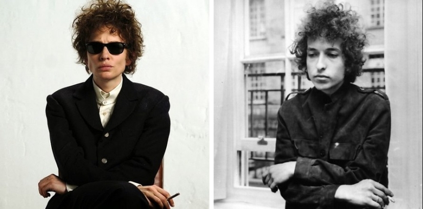 Copia y original: imágenes cinematográficas de personajes históricos y sus prototipos reales.