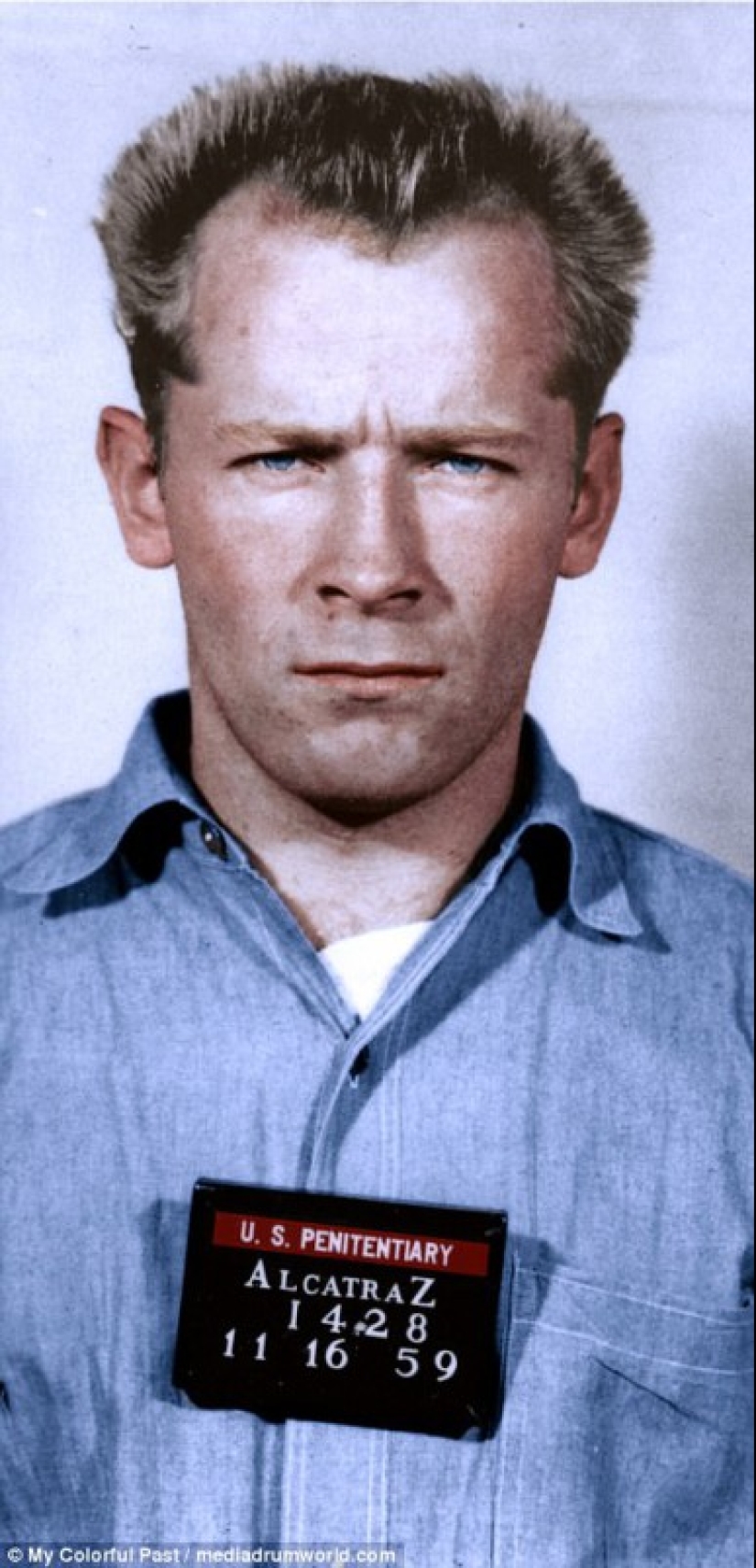 Criminales con un nuevo color: un fotógrafo colorea fotos de villanos famosos