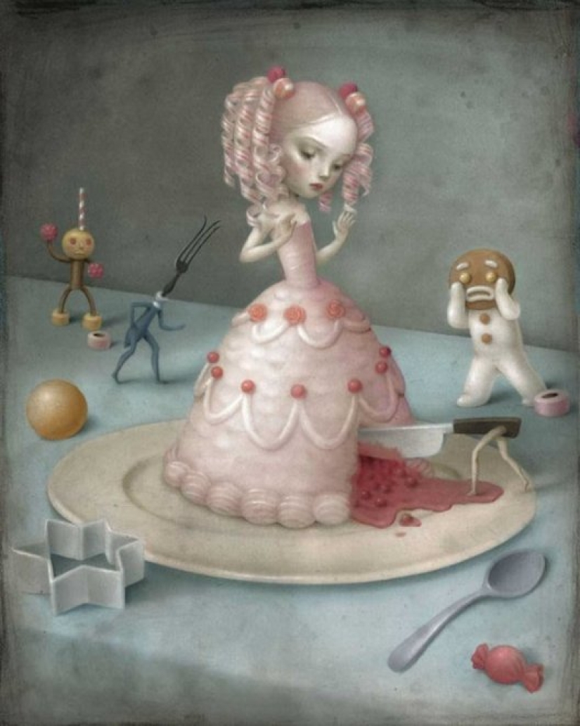 Cuentos de hadas no infantiles de Nicoletta Ceccoli-maestros de las ilustraciones inquietantes
