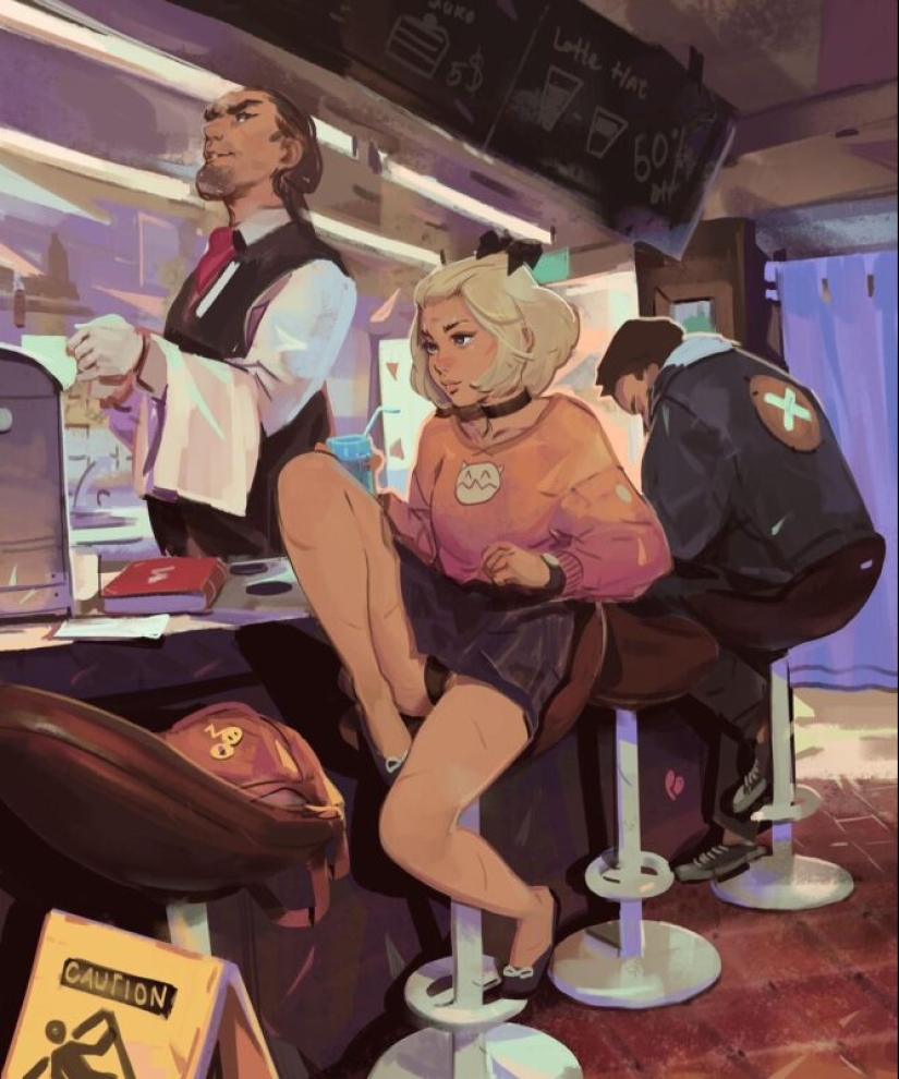 Cute girls from fairy tales from the Moscow artist Nikolai Kurganov Cute girls from fairy tales from the Moscow artist Nikolai Kurganov