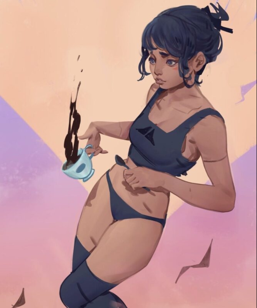 Cute girls from fairy tales from the Moscow artist Nikolai Kurganov Cute girls from fairy tales from the Moscow artist Nikolai Kurganov