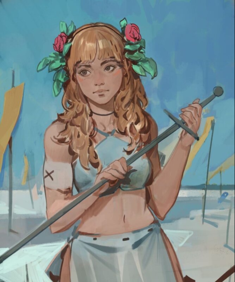 Cute girls from fairy tales from the Moscow artist Nikolai Kurganov Cute girls from fairy tales from the Moscow artist Nikolai Kurganov