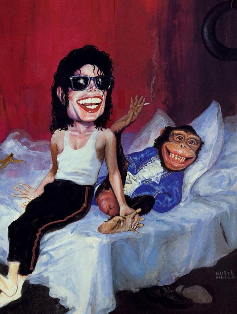 Cute nonsense in the paintings of the artist, writer and hooligan Rudi Hurzlmayer