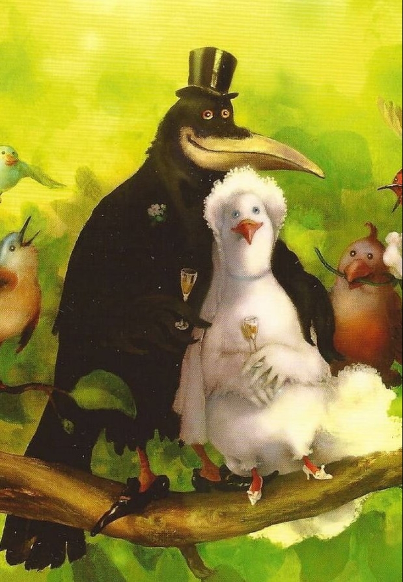 Cute nonsense in the paintings of the artist, writer and hooligan Rudi Hurzlmayer