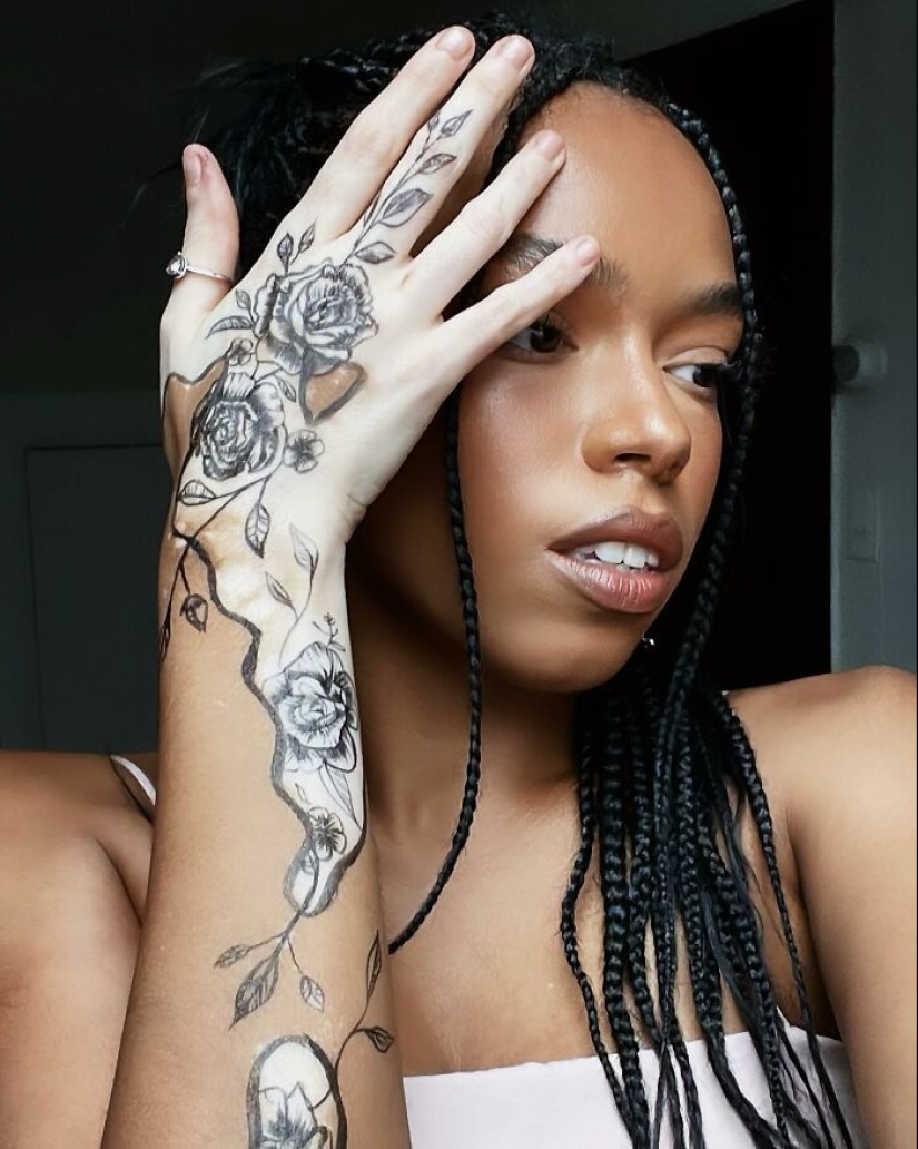 Dancer-Turned-Artist Amara Aleman Turns Her Vitiligo Into Vibrant Body Art