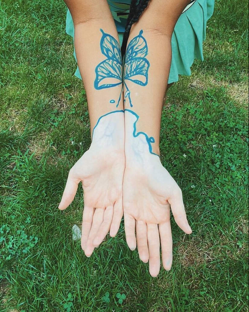 Dancer-Turned-Artist Amara Aleman Turns Her Vitiligo Into Vibrant Body Art