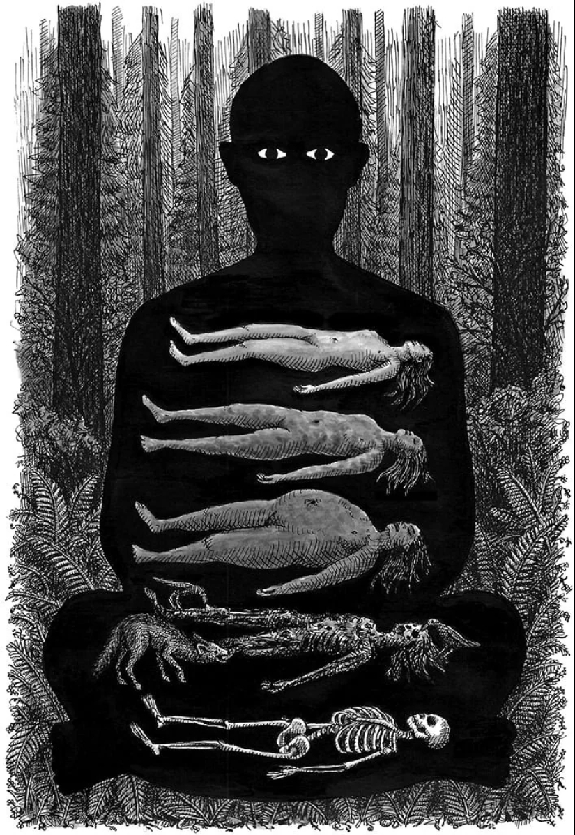 Death's Touches: Illustrator Landis Blair and His Art of Twilight