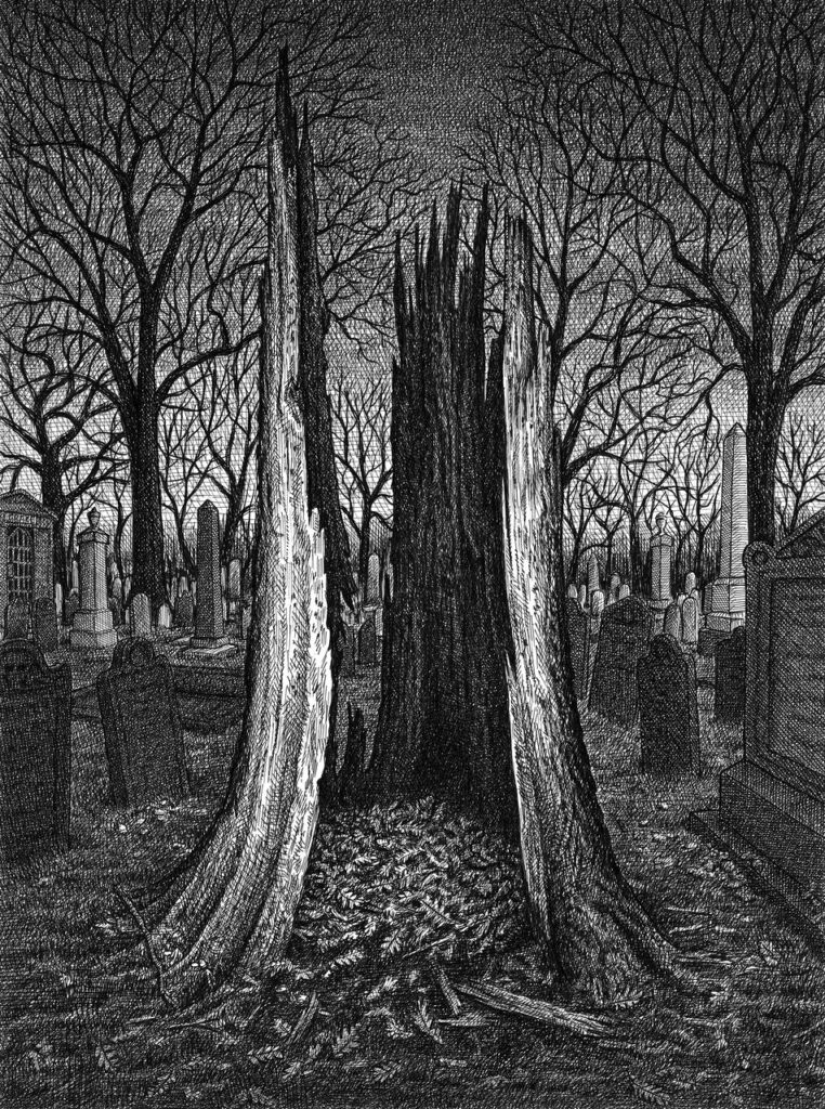 Death's Touches: Illustrator Landis Blair and His Art of Twilight