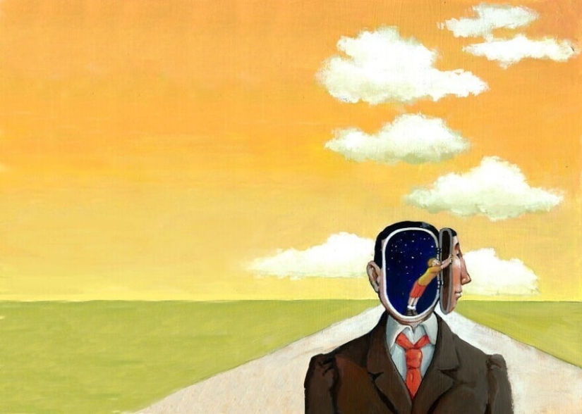 Defects and problems of society in a surreal illustrations by Christina Bernazzani Defects and problems of society in a surreal illustrations by Christina Bernazzani