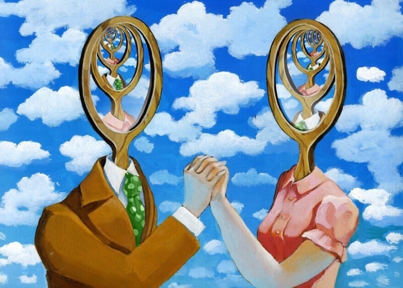 Defects and problems of society in a surreal illustrations by Christina Bernazzani Defects and problems of society in a surreal illustrations by Christina Bernazzani