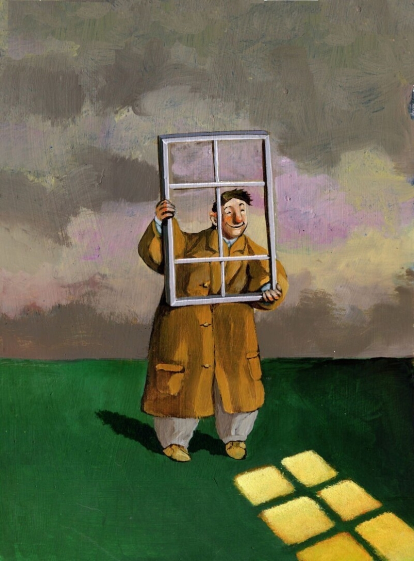 Defects and problems of society in a surreal illustrations by Christina Bernazzani Defects and problems of society in a surreal illustrations by Christina Bernazzani